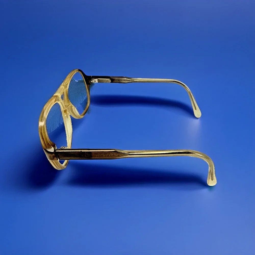 Kids LUXOTTICA 67 AVANT GARDE Eyeglasses FRAMES ITALY-Litebrown